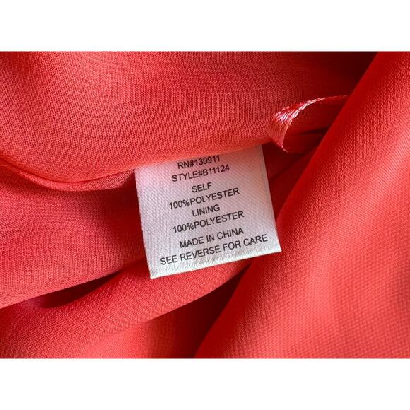 NWT - Black Rainn sleeveless blouse size Women's XL; Orange/Red - Picture 9 of 9